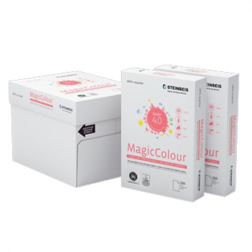 Papel Fotocopia Steinbeis A4 80gr Reciclado Rosa 1x500Fls , STEINBEIS , 1801117 , 4260074843200